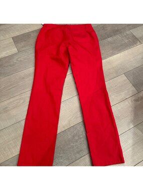 LAFAYETTE 148 WOMENS RED PANTS NEW DYNAMITE SIZE 10